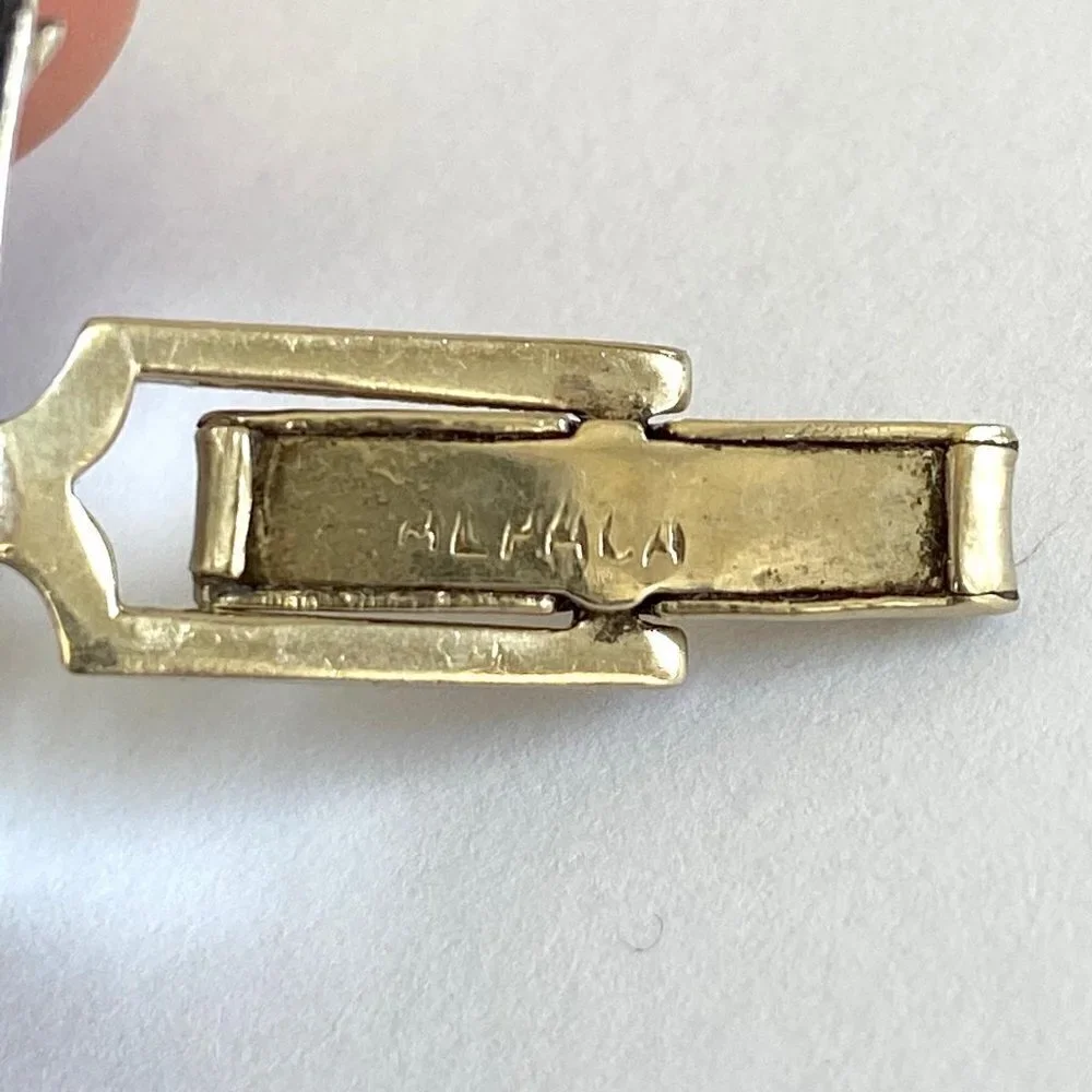 VTG Taxco Mexico Sterling 925 Onyx Cuff links AAB